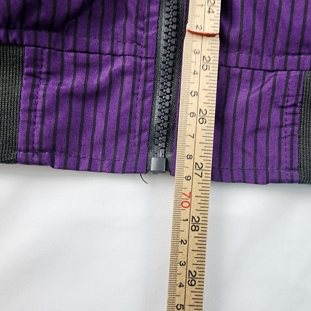 ProEdge Purple Striped Zip-Up Jacket WAP 74 Big Boys Size 14-15+ Years - Picture 13 of 14